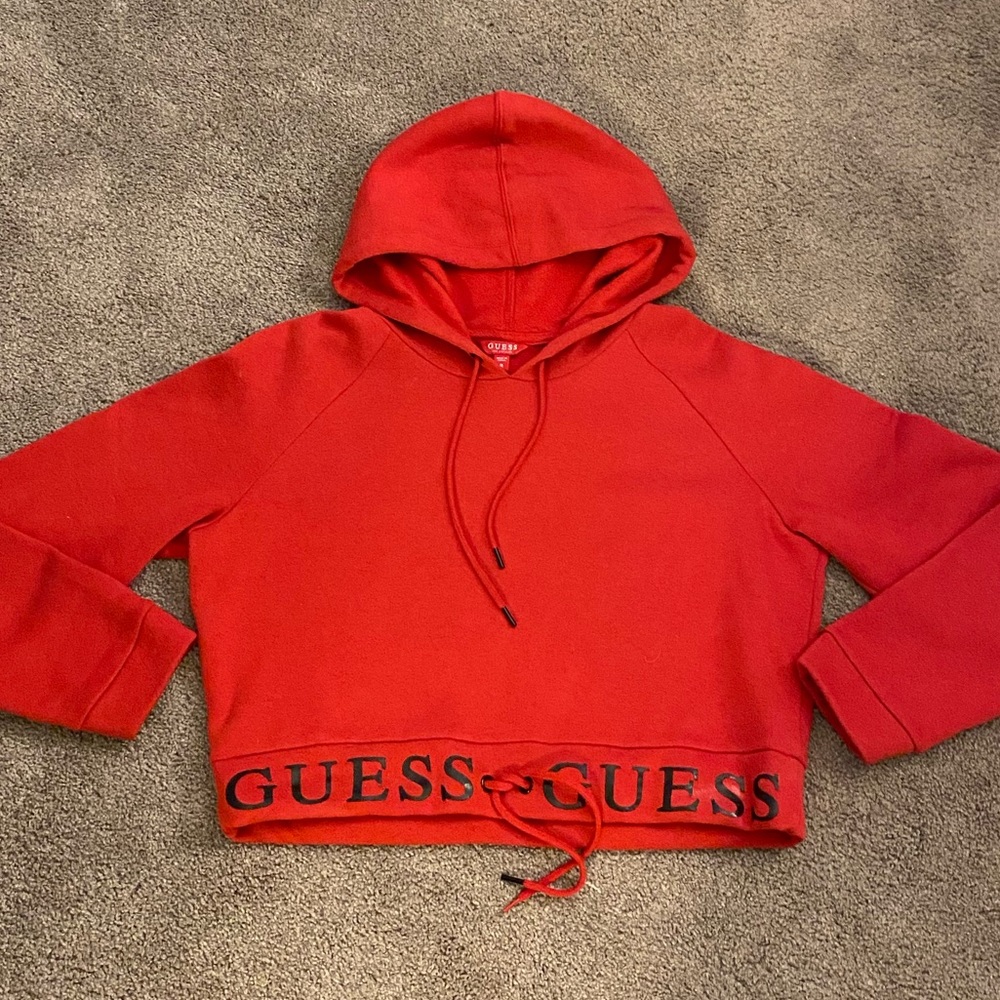GUESS Cropped Hoodie